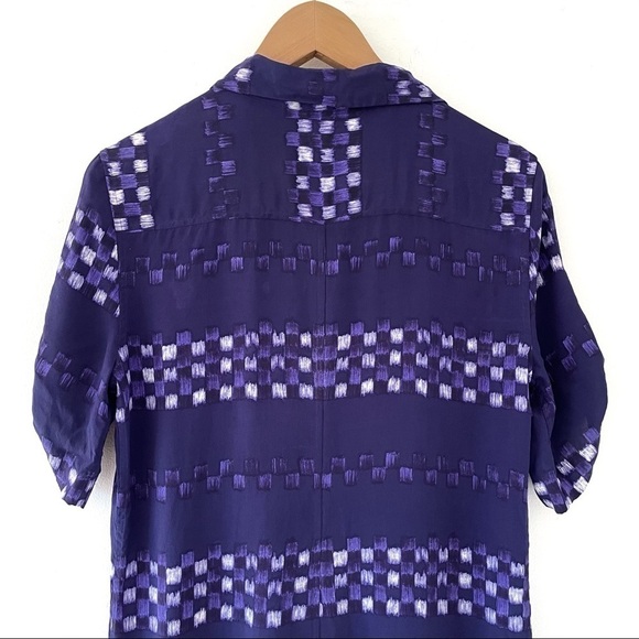 Equipment Ultramarine 100% Silk Shirt Dress - Picture 7 of 8